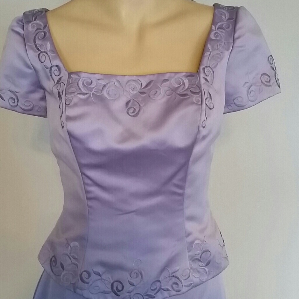 Mori lee size 7-8 prom dress - Picture 2 of 4